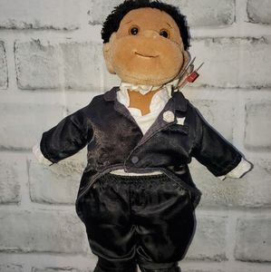 TY Beanie Kid - RASCAL (10 inch) - Stuffed Doll Toy with Tuxedo